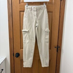 Wilfred Free Aritzia Modern Cargo Pant Birch Buttoned Ankle
